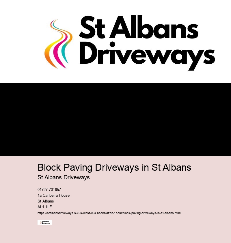 Block Paving Driveways in St Albans